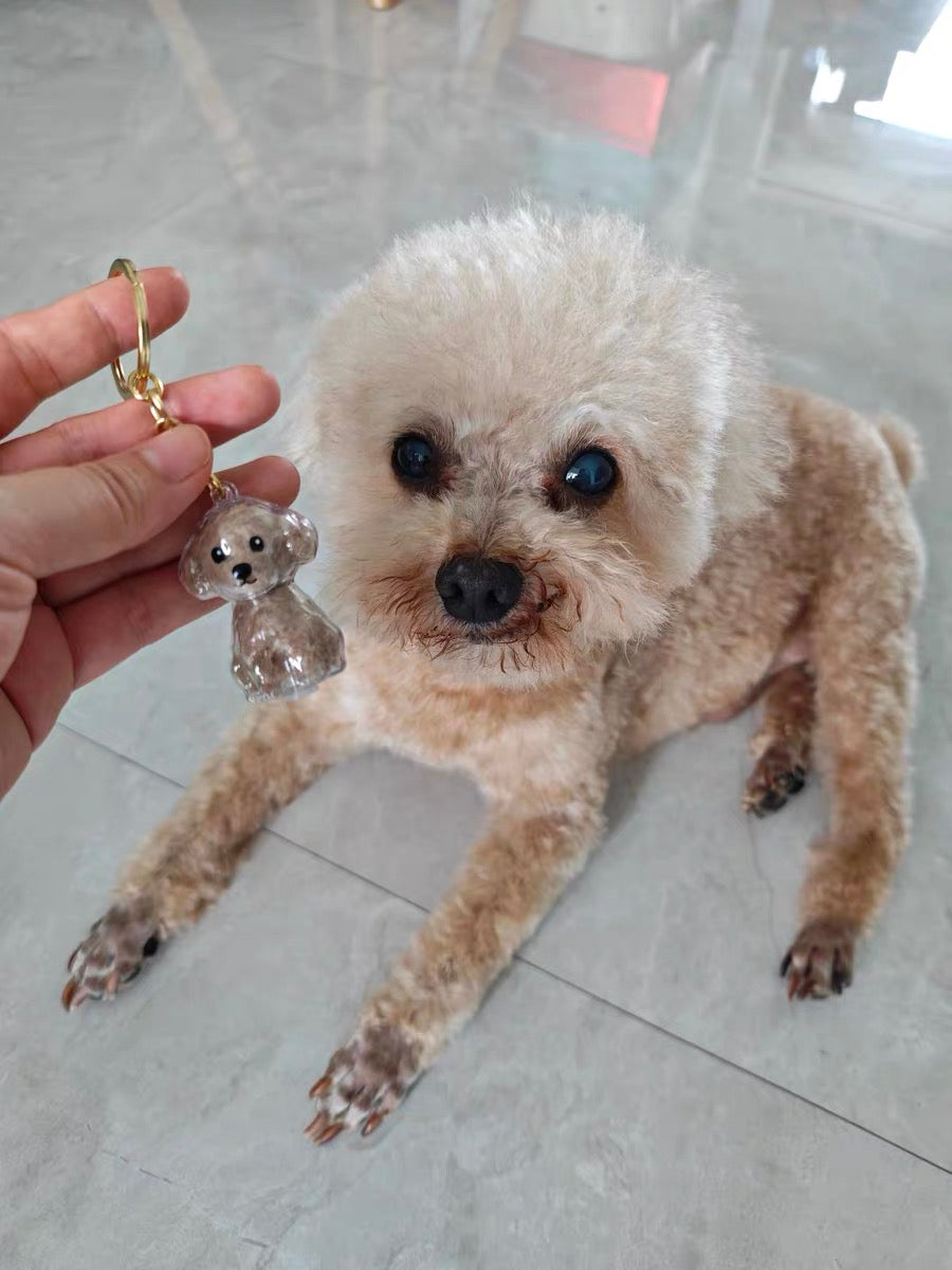 Forever Paw Pendant Keychain