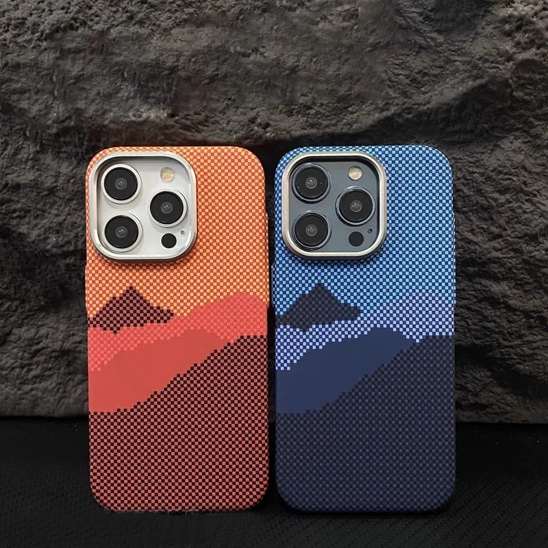 Kevlar Textured Phone Case: MagSafe Compatible