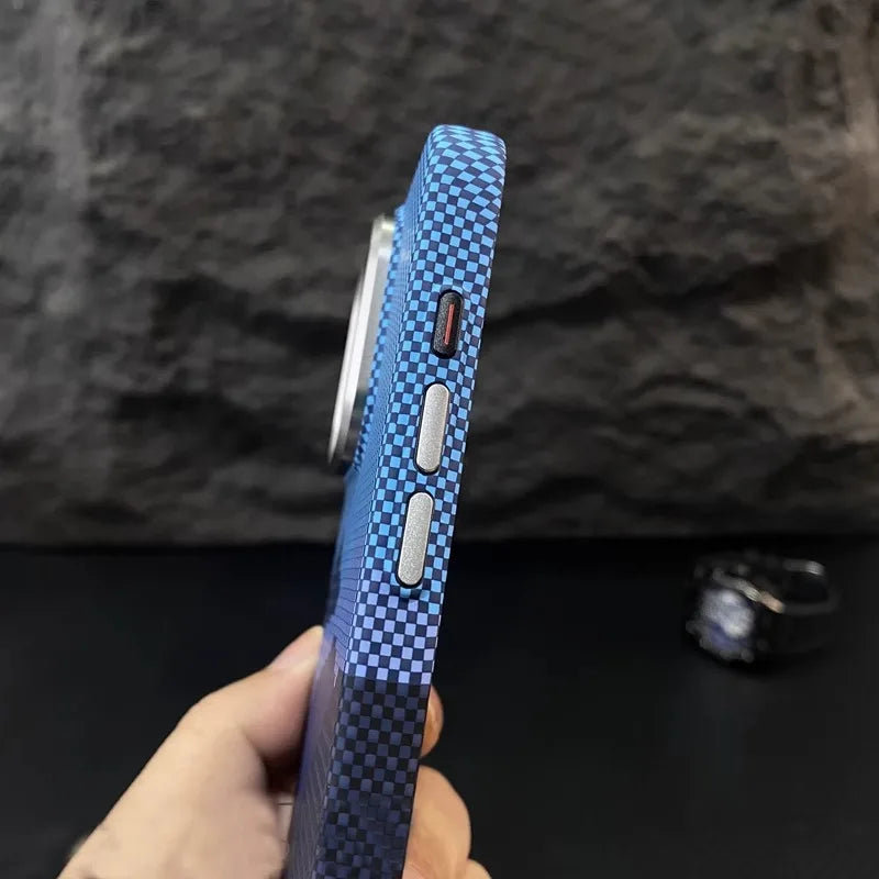 Kevlar Textured Phone Case: MagSafe Compatible