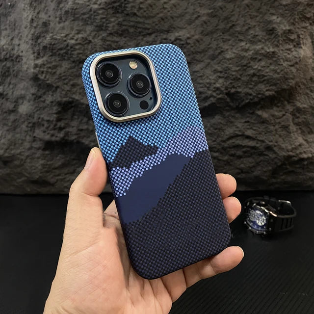 Kevlar Textured Phone Case: MagSafe Compatible