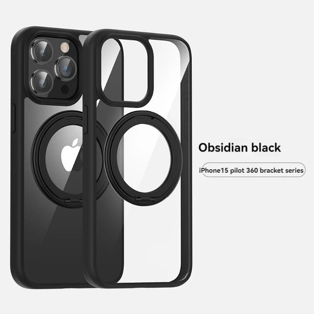 Transparent 360° Degree MagStand Phone Case