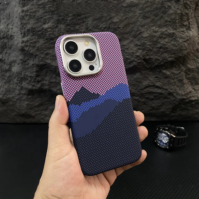 Kevlar Textured Phone Case: MagSafe Compatible