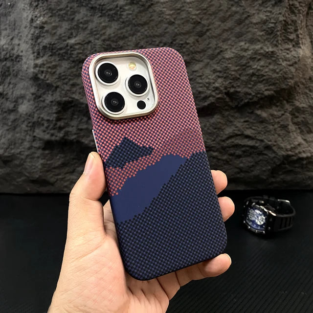 Kevlar Textured Phone Case: MagSafe Compatible