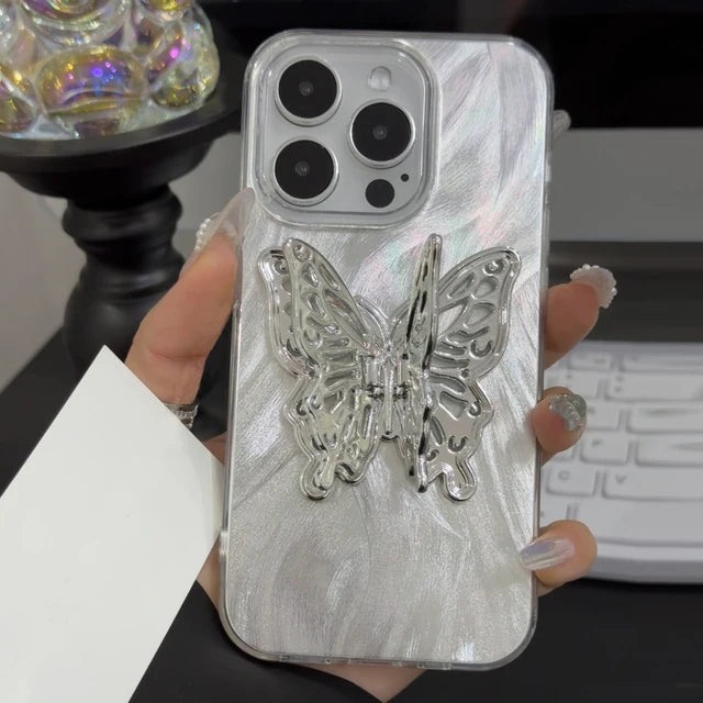 Aurora Butterfly Bracket Phone Case