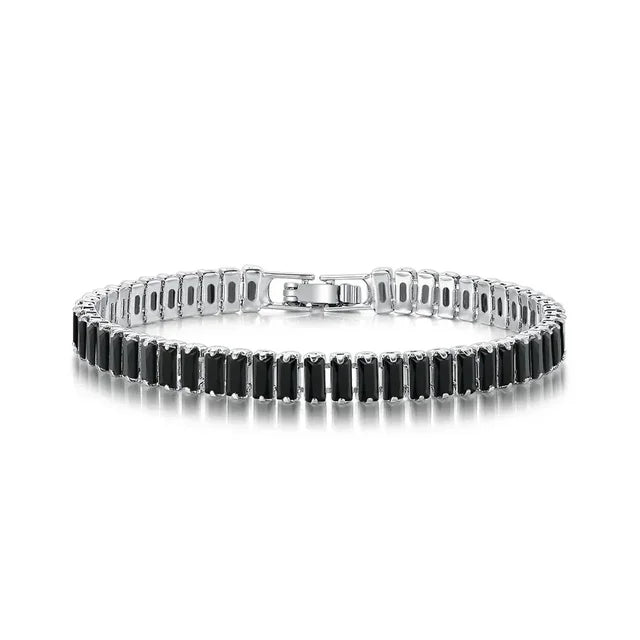 Men's Stainless Steel Tennis Bracelet