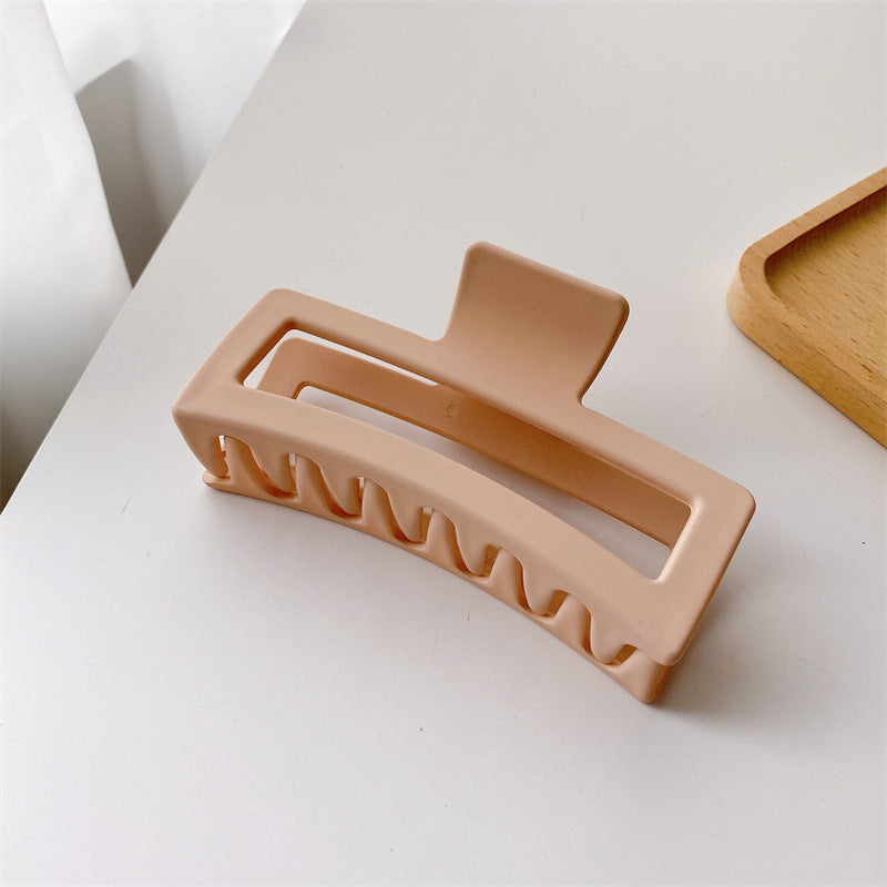Matte Oversized Square Hair Claw Clip