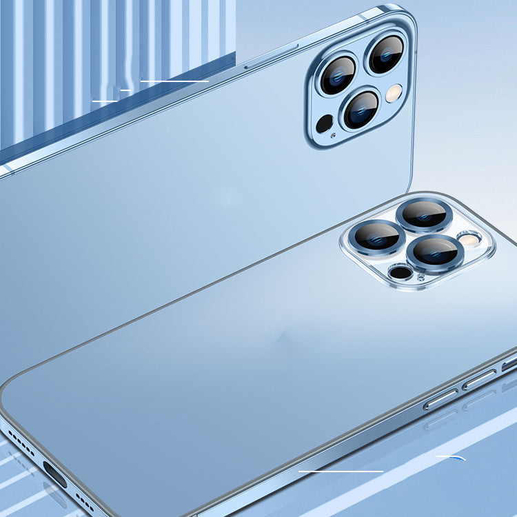 Metal Frame Transparent Phone Case Lens Cover