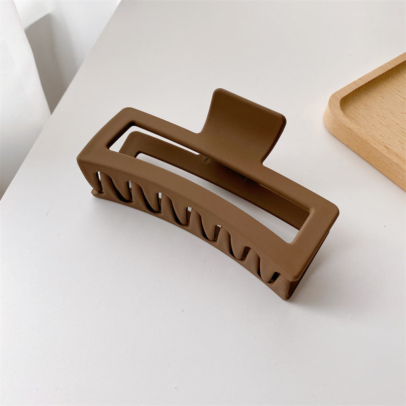 Matte Oversized Square Hair Claw Clip