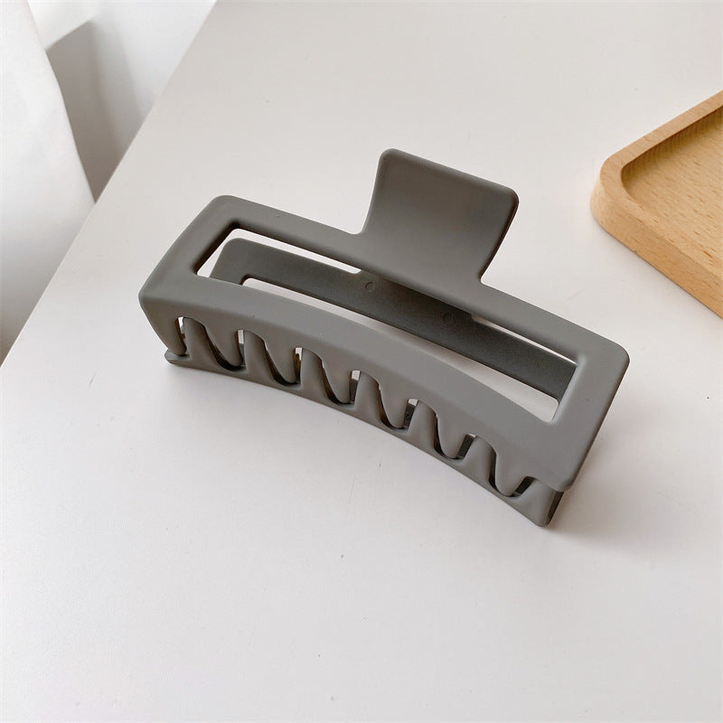 Matte Oversized Square Hair Claw Clip