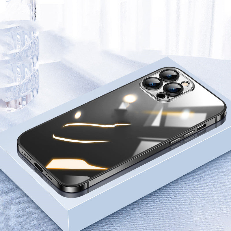 Metal Frame Transparent Phone Case Lens Cover
