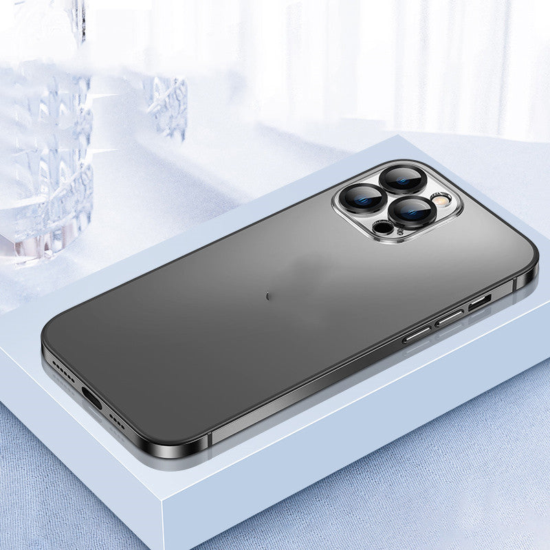 Metal Frame Transparent Phone Case Lens Cover