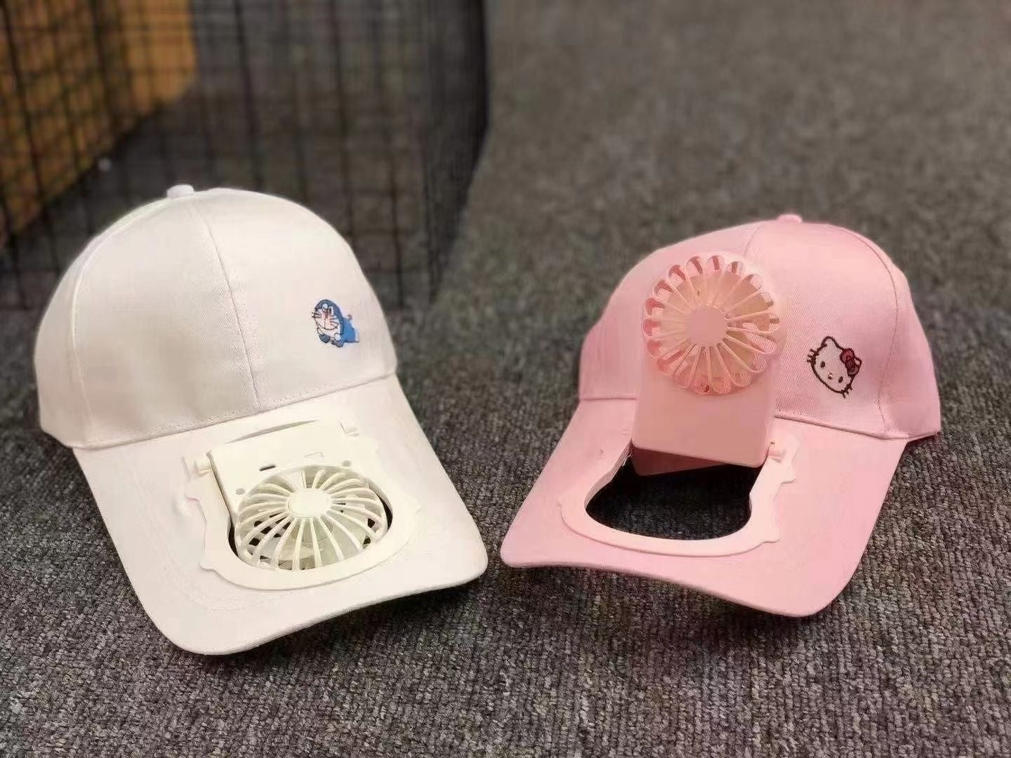 USB Charging Fan Baseball Cap