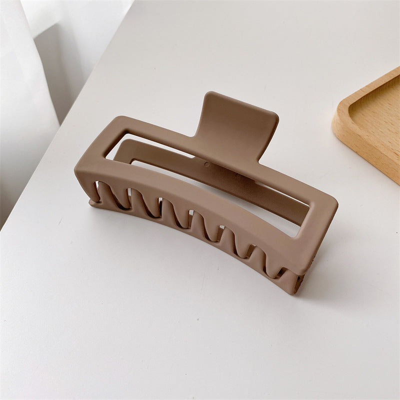 Matte Oversized Square Hair Claw Clip