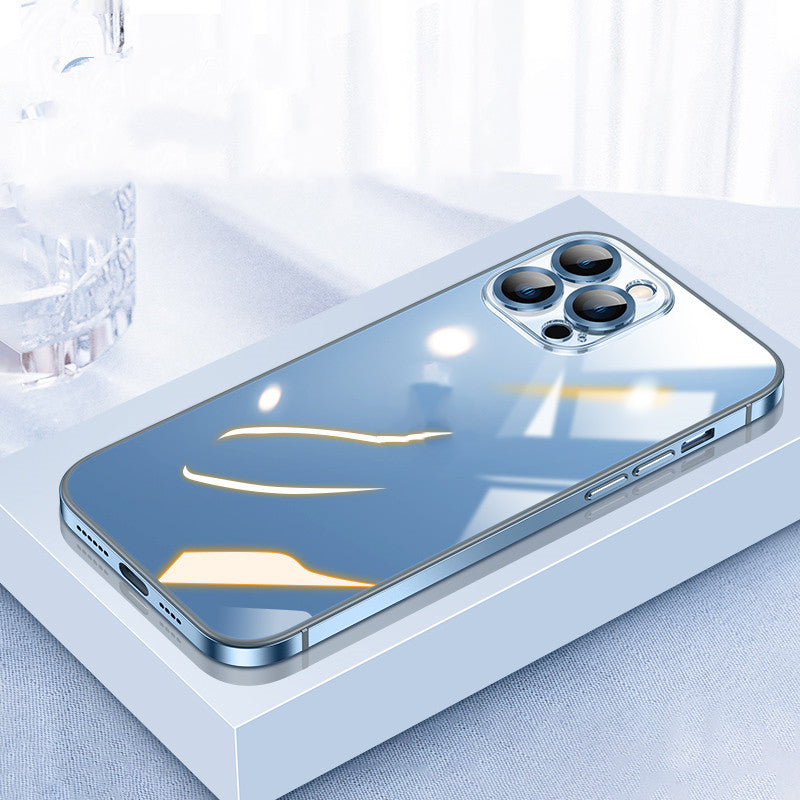 Metal Frame Transparent Phone Case Lens Cover