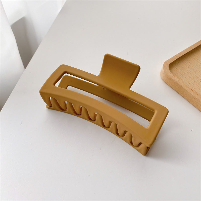 Matte Oversized Square Hair Claw Clip