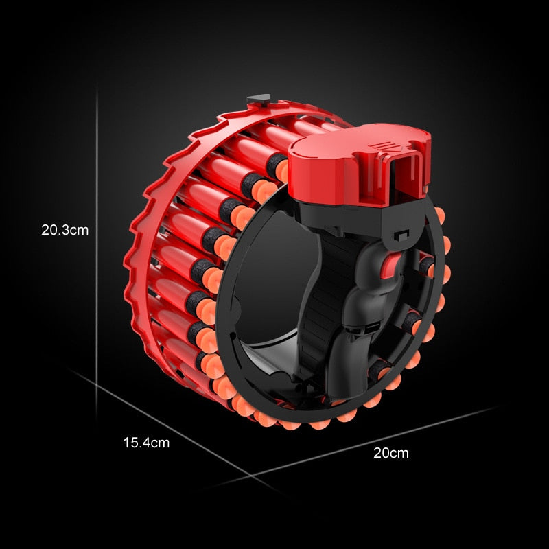 Hand Ring Revolver Rapid Fire Soft Bullet Toy
