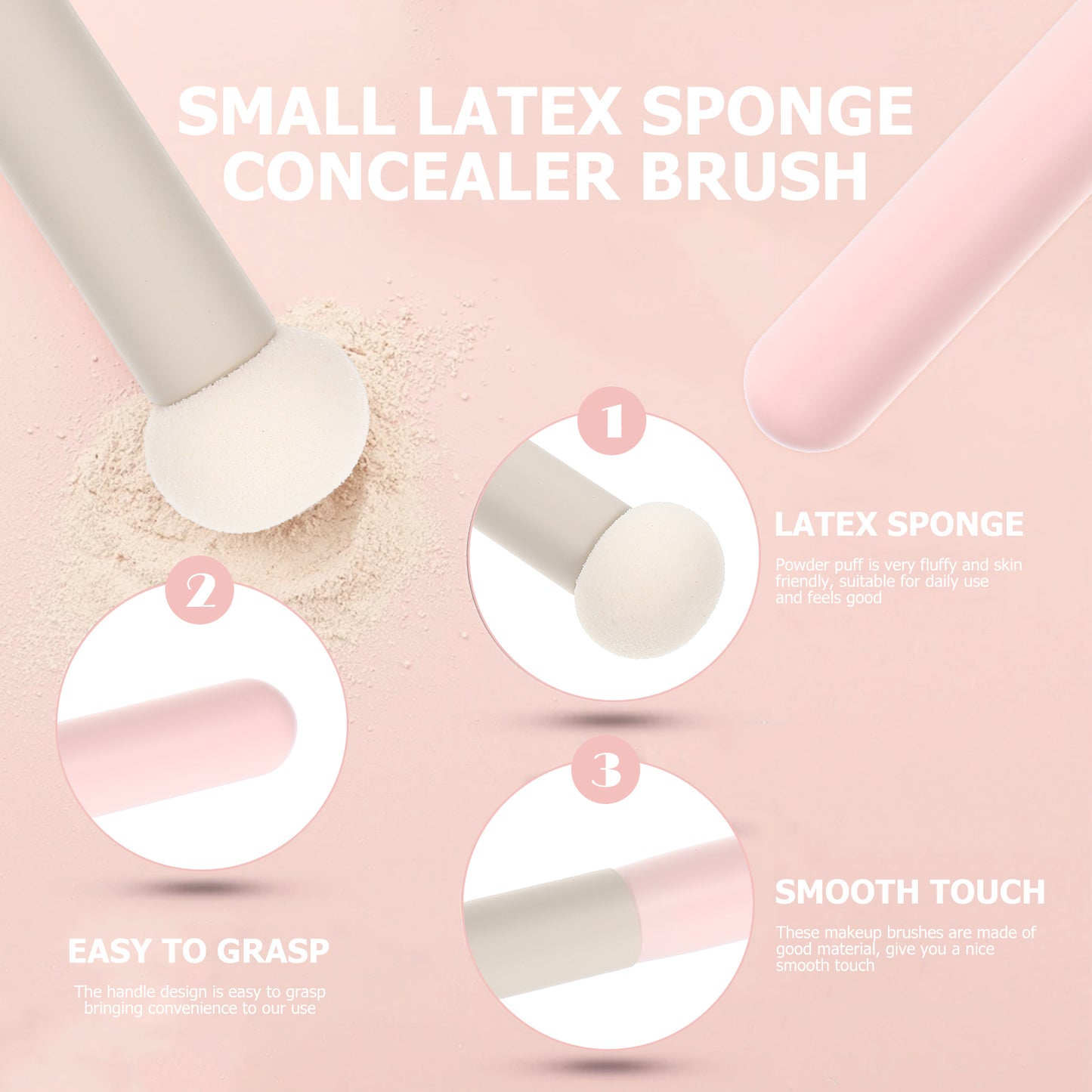 Mushroom Makeup Brush (3 Brushes)