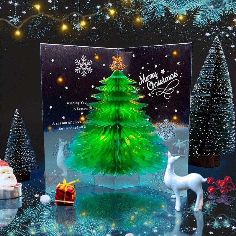 Christmas Tree 3d Pop-up Card