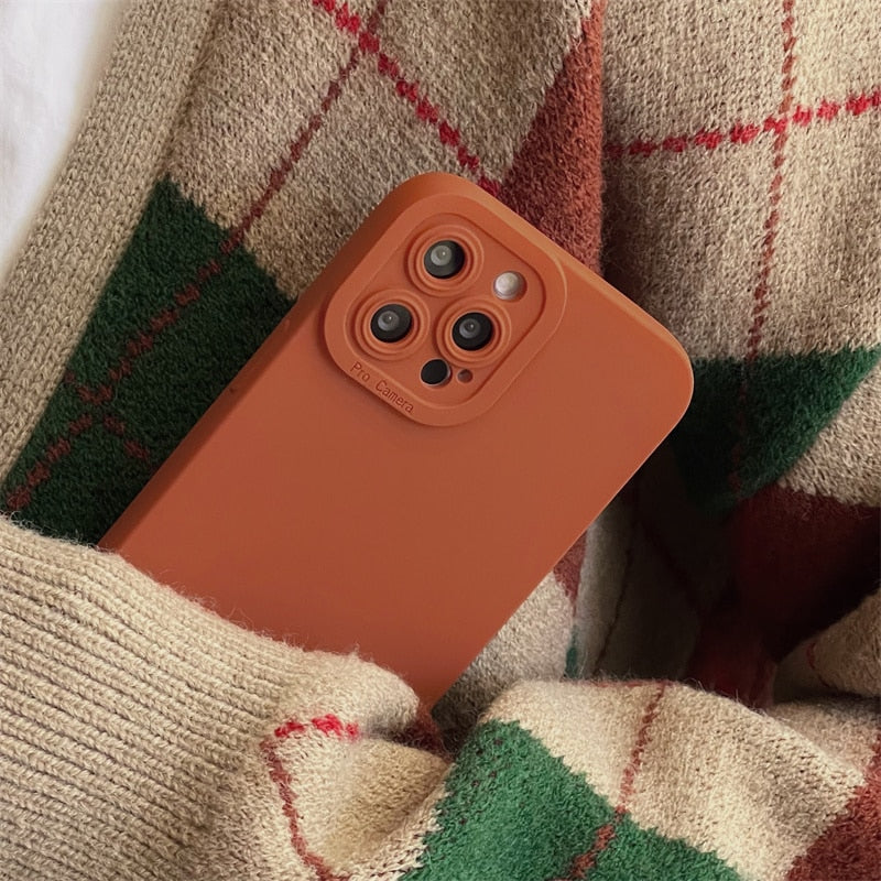 Earth Tones Camera Lens Protection Phone Case