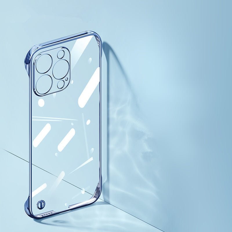 Transparent PC Hard Plating Frameless Phone Case