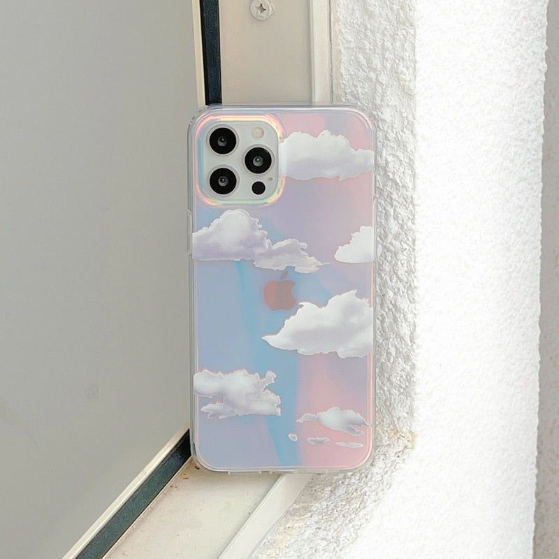 Transparent Clouds iPhone Case