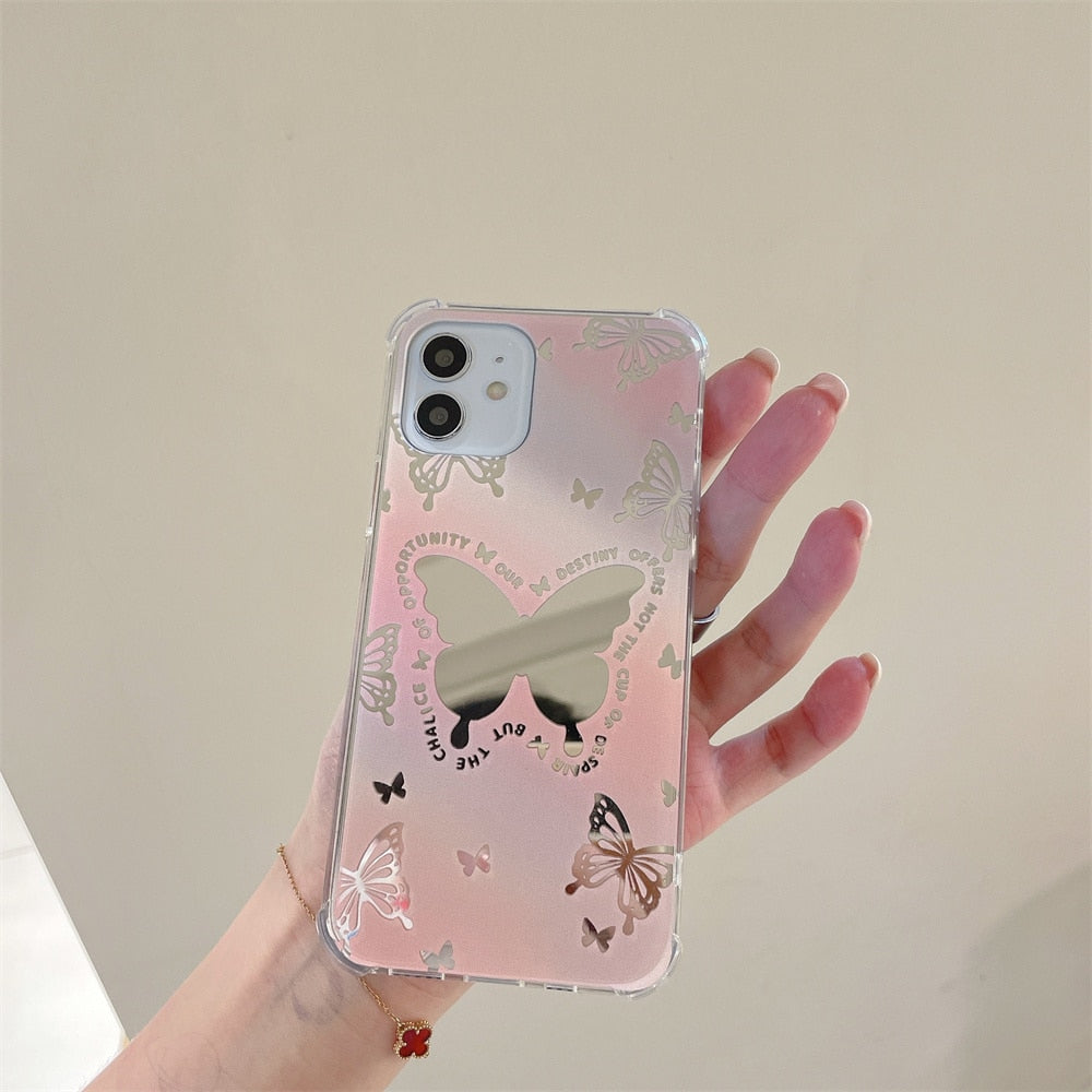 Butterfly Mirror Phone Case