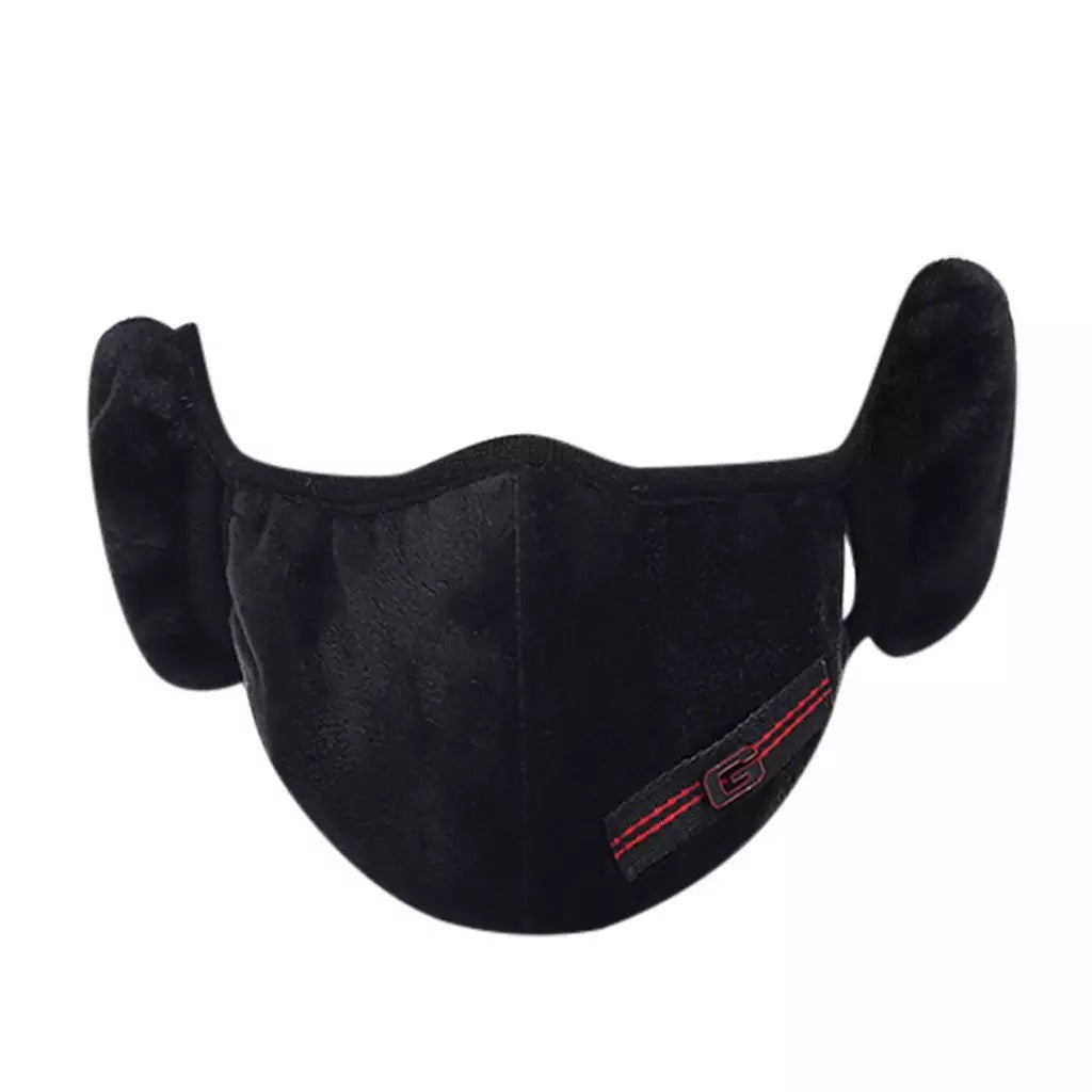Warm Velvet Earmuffs Face Cover