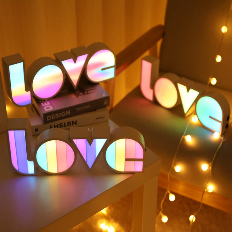 LOVE LED Night Light