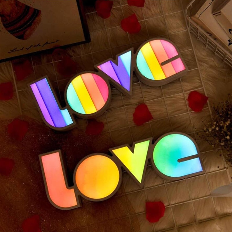 LOVE LED Night Light
