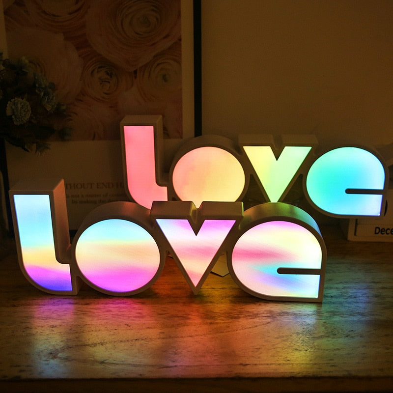LOVE LED Night Light