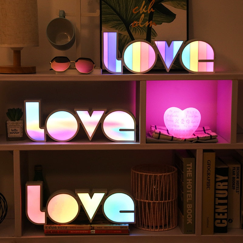 LOVE LED Night Light