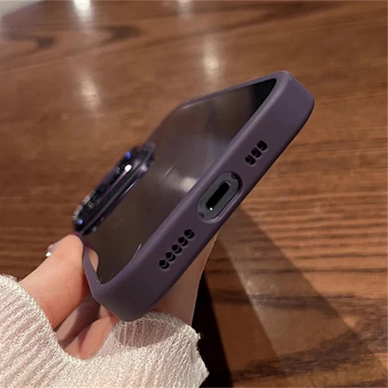 Acrylic Shockproof Magnetic iPhone Case