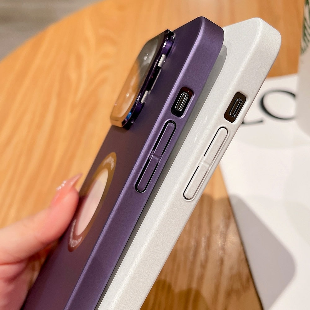 Lens Cover Stand Logo iPhone Case