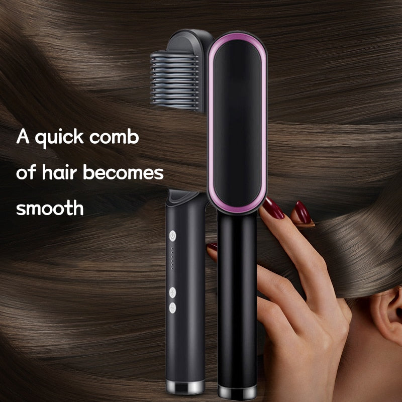 Breezy Hair Straightener Brush