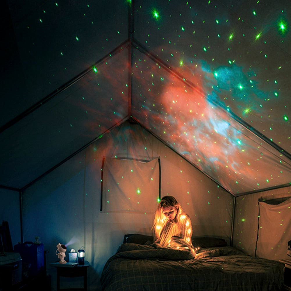 Spaceman Starry Projector Lamp Astronaut