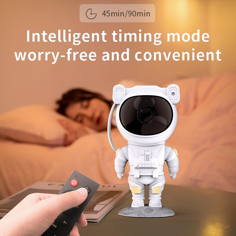 Spaceman Starry Projector Lamp Astronaut