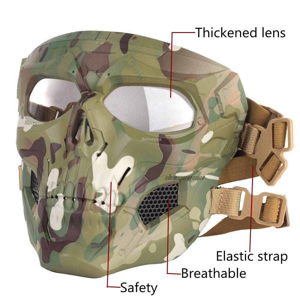 Tactical Camouflage Skull Mask