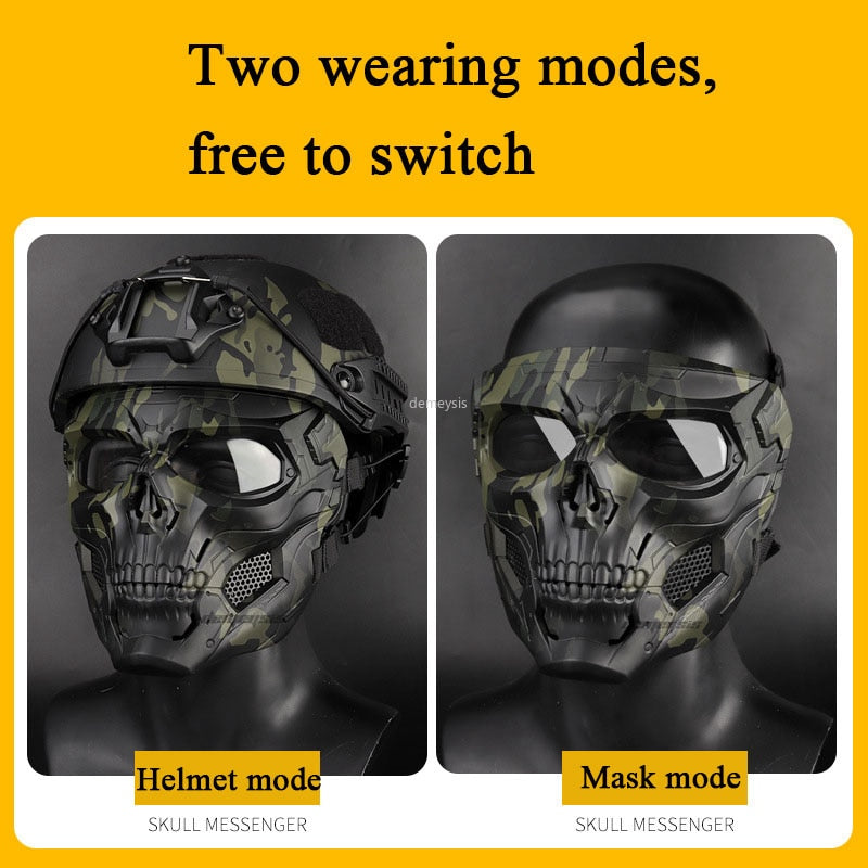 Tactical Camouflage Skull Mask
