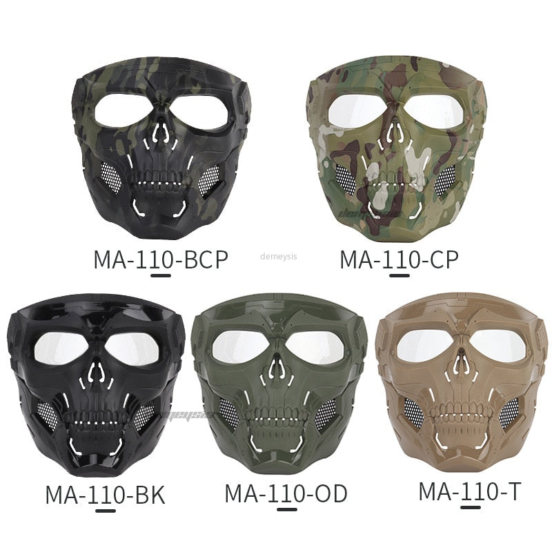 Tactical Camouflage Skull Mask