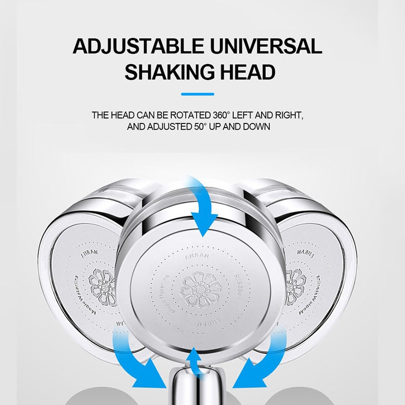 Turbo Fan Booster Shower Head