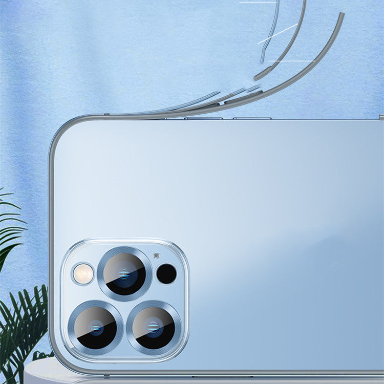 Metal Frame Transparent Phone Case Lens Cover