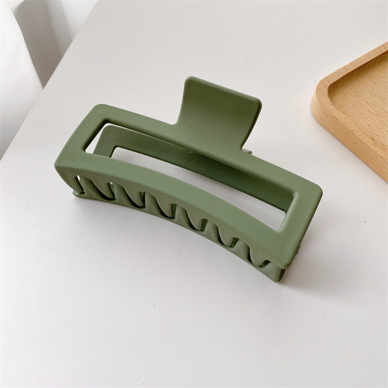 Matte Oversized Square Hair Claw Clip