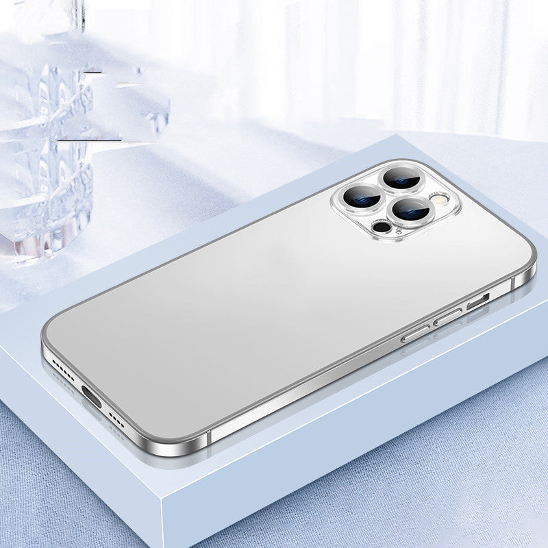 Metal Frame Transparent Phone Case Lens Cover