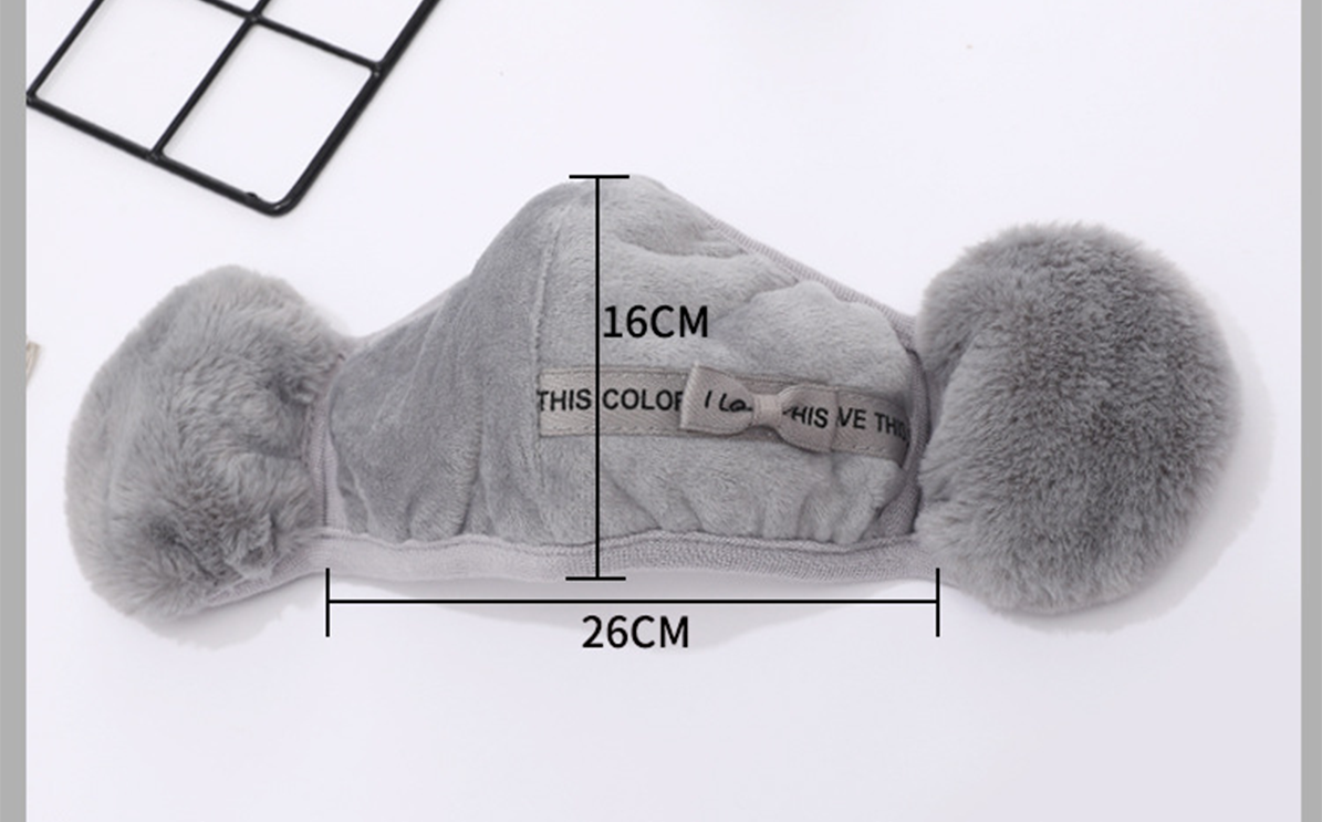 Warm Velvet Earmuffs Face Cover