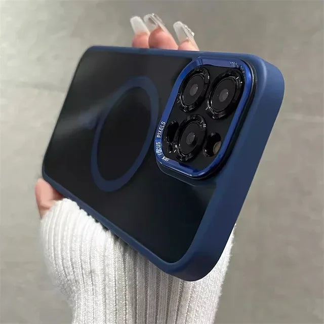 Acrylic Shockproof Magnetic iPhone Case
