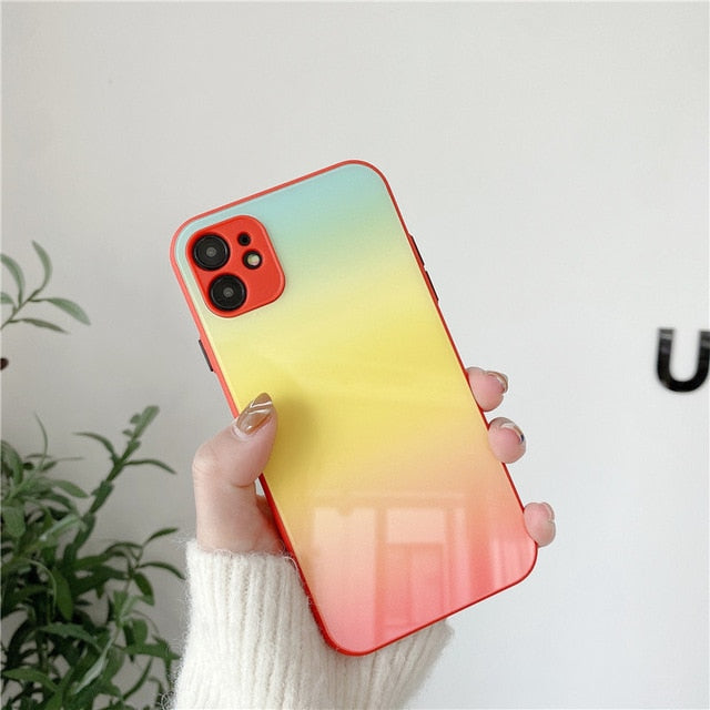 Gradient Tempered iPhone Case