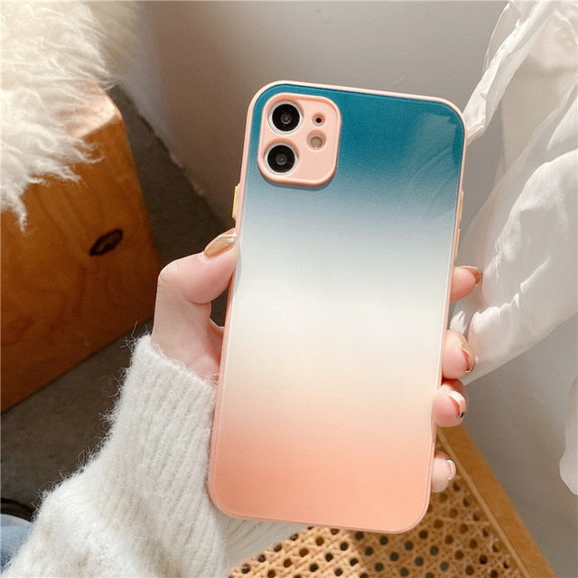 Gradient Tempered iPhone Case