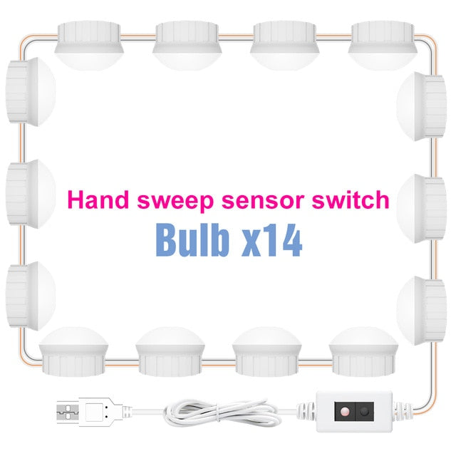 Hand Sweep LED Makeup Mirror Light Vanity