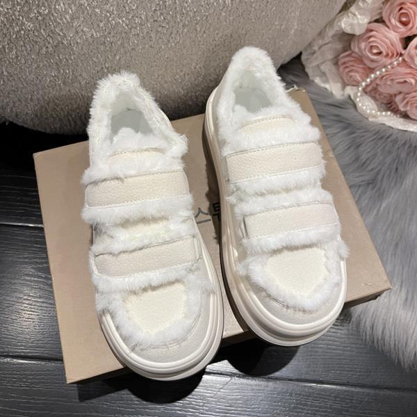 Women's Fur Plush Thick Bottom Shoes