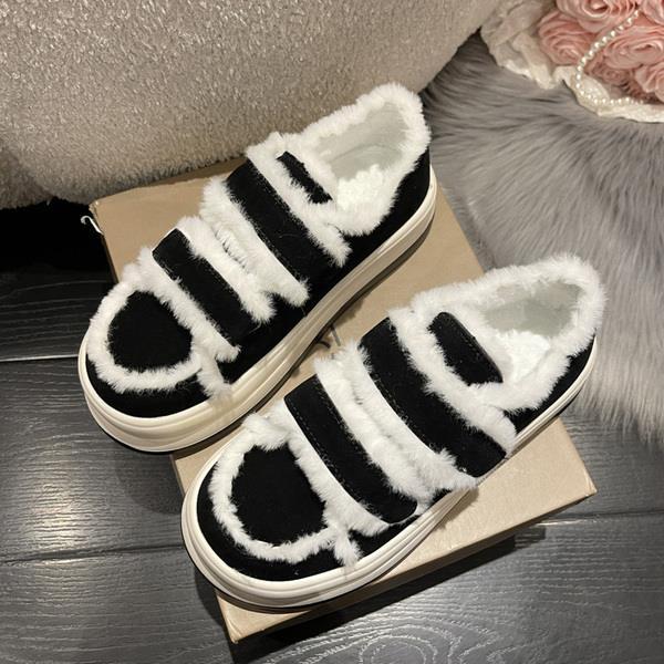 Women's Fur Plush Thick Bottom Shoes